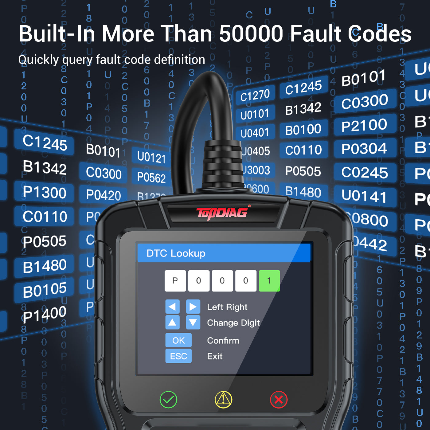 M60 Automobile and Motorcycle 0BDll Scanner