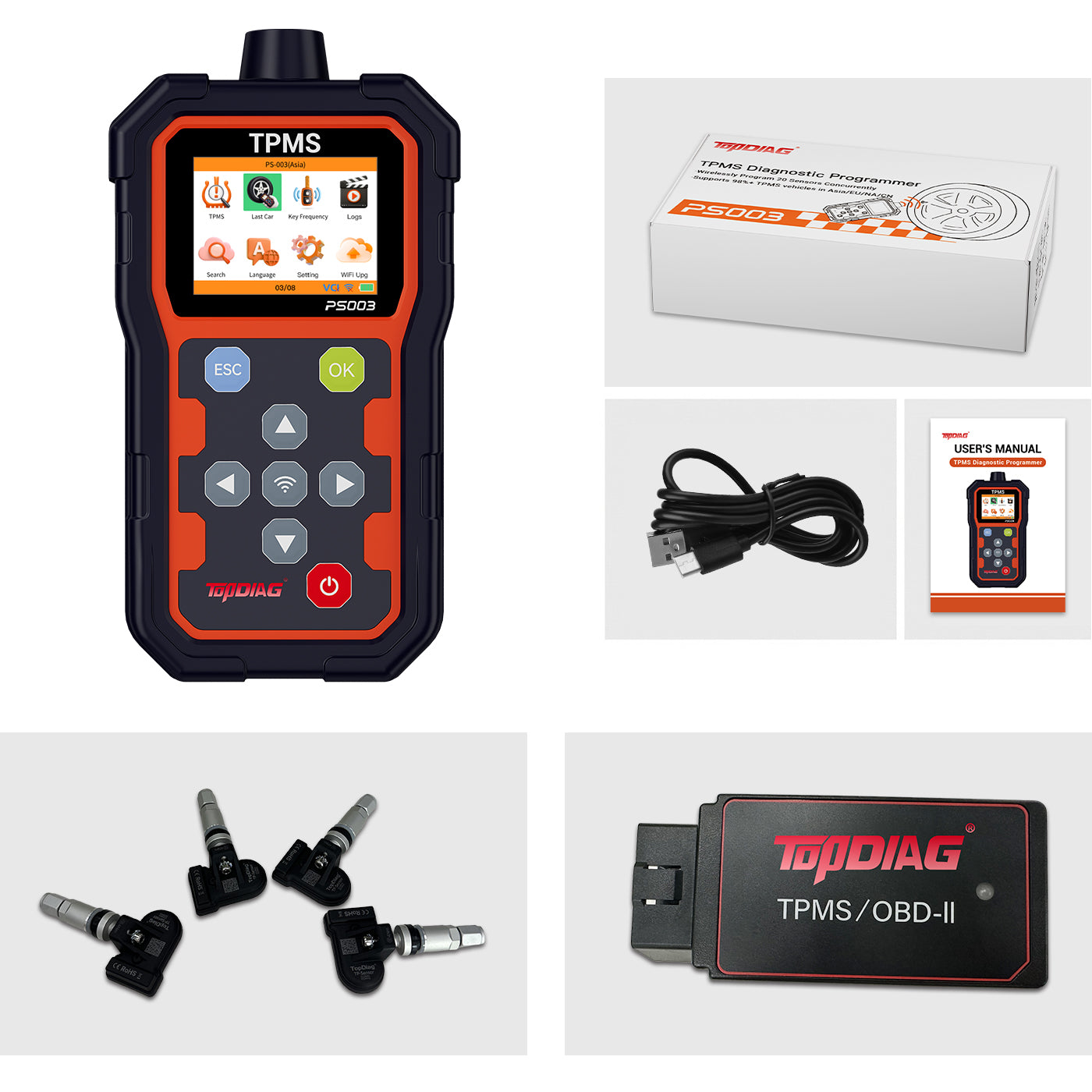 PS003 TPMS Diagnostic Programmer