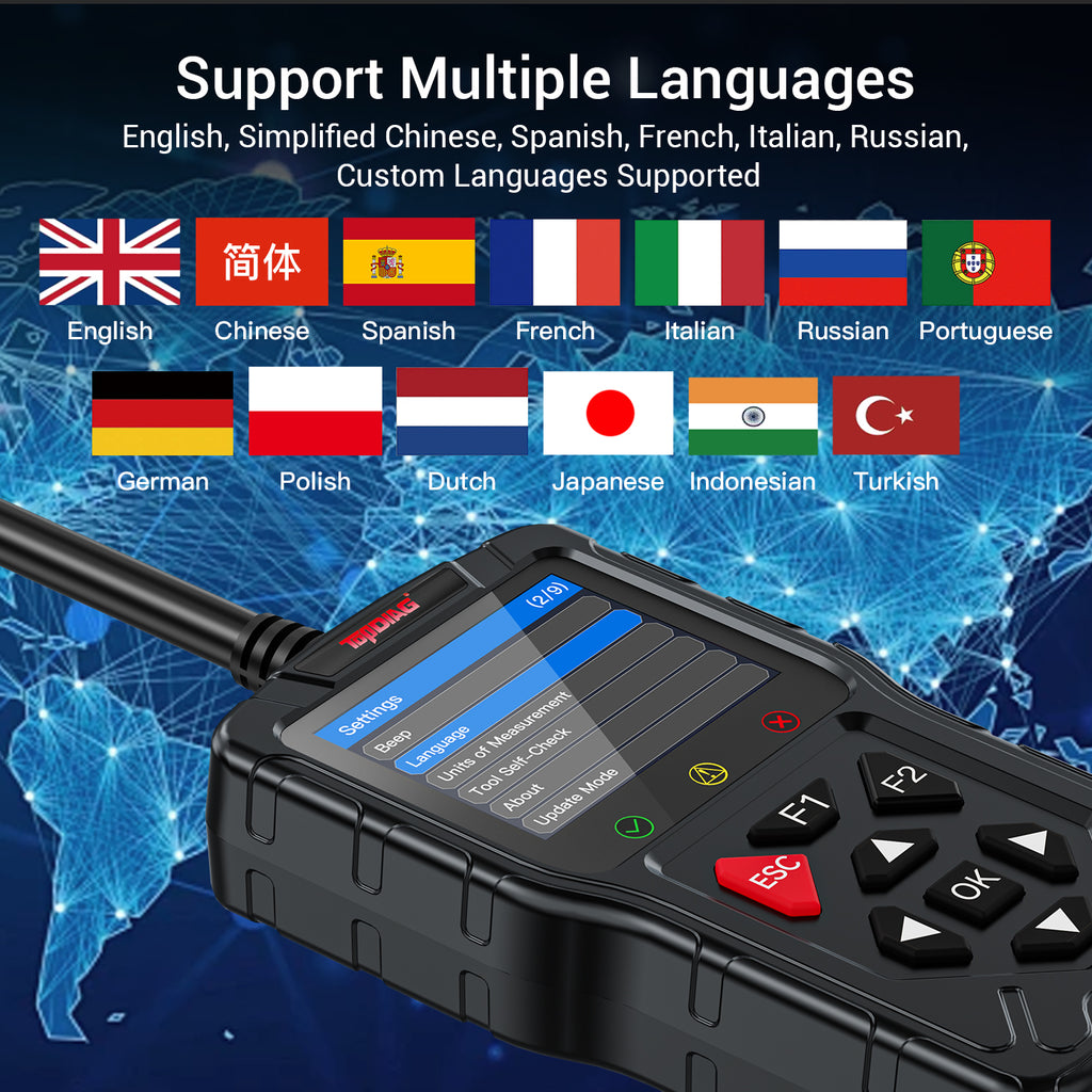 M60 Automobile and Motorcycle 0BDll Scanner