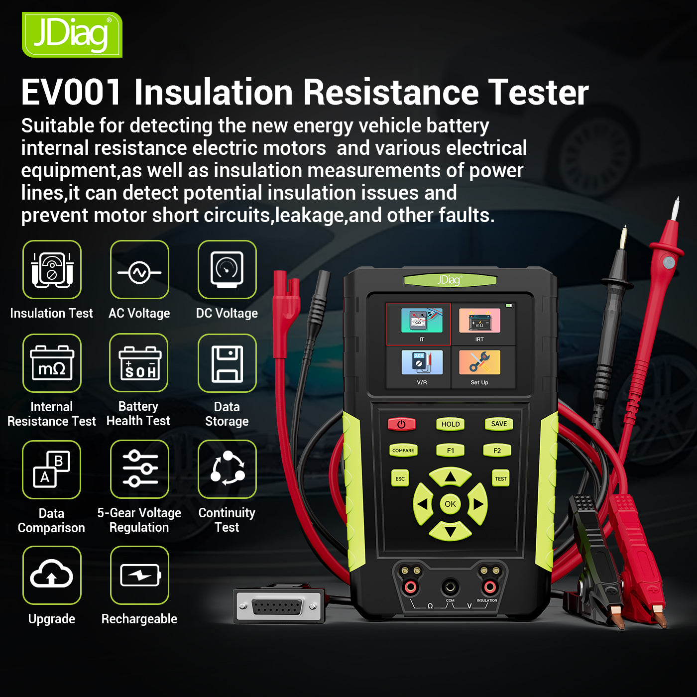 EV001 Insulation Resistance Tester