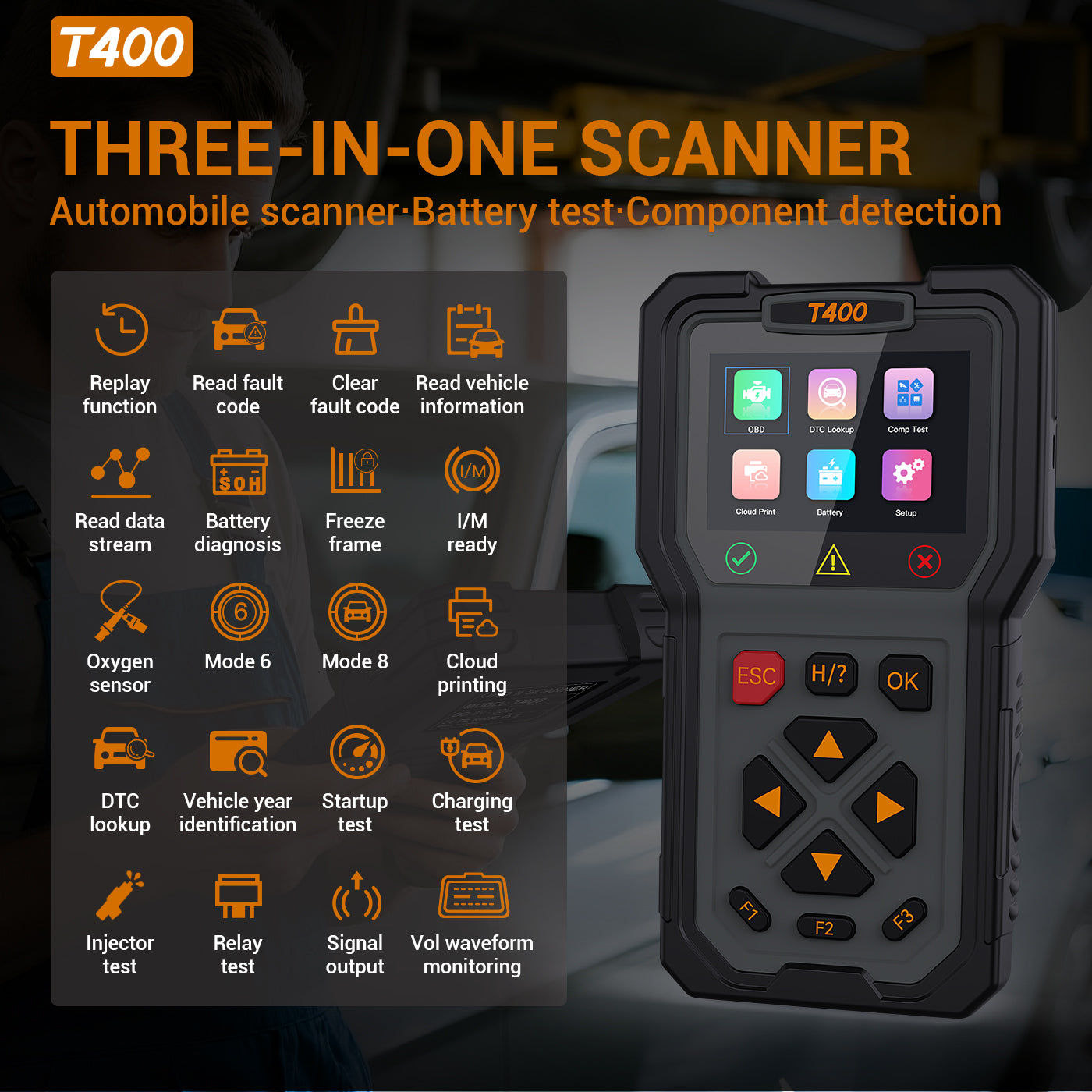 T400 THREE-IN-ONE SCANNER