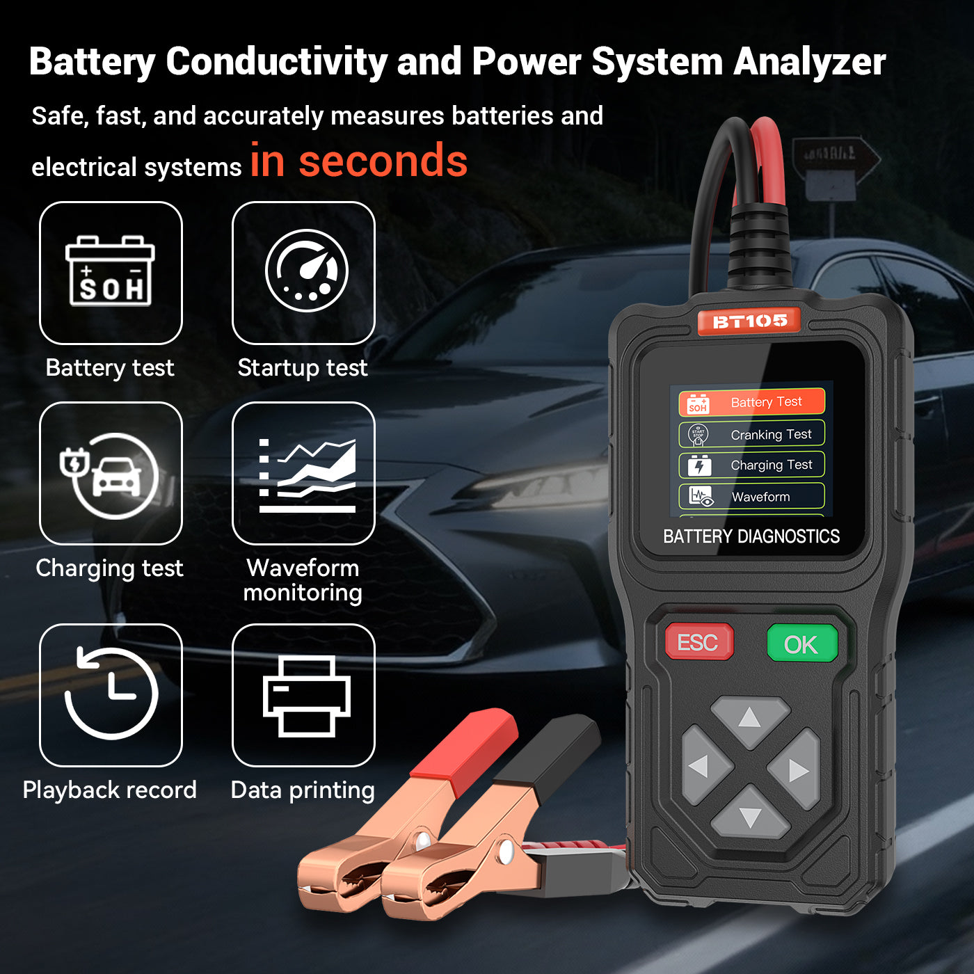 Topdiag BT105 Next-generation battery tester