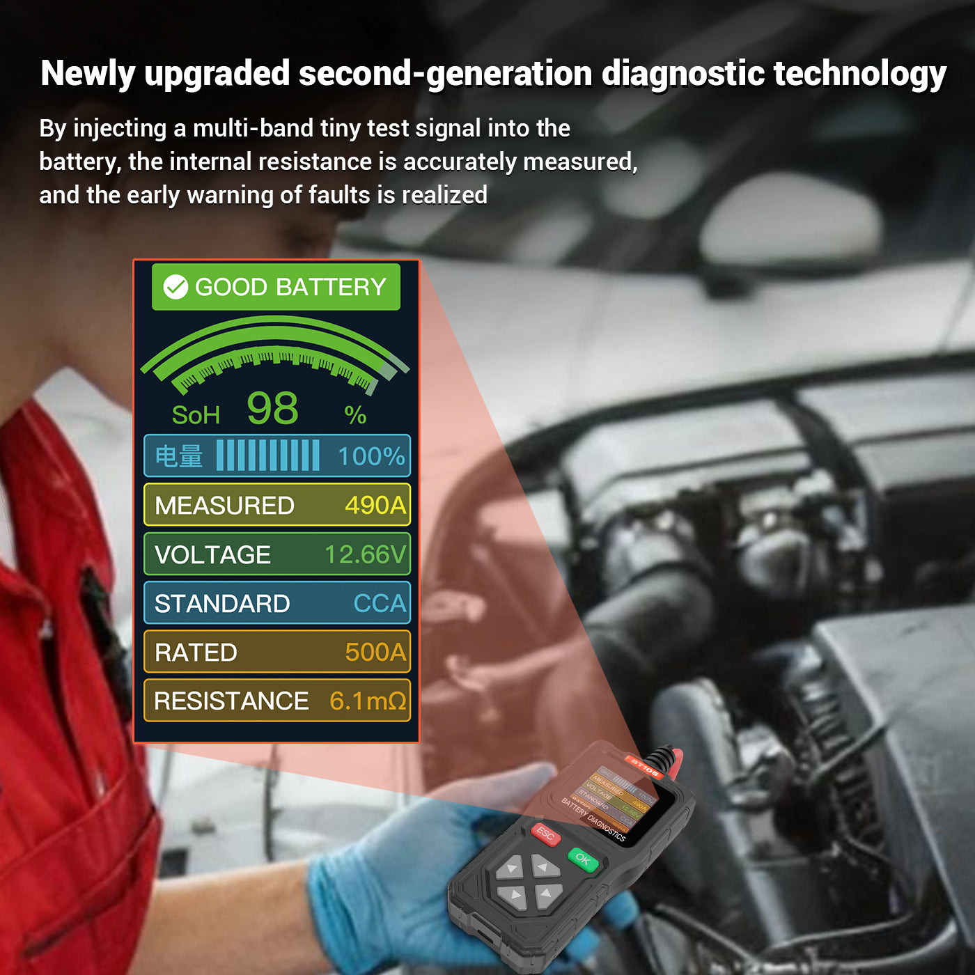 Topdiag BT105 Next-generation battery tester