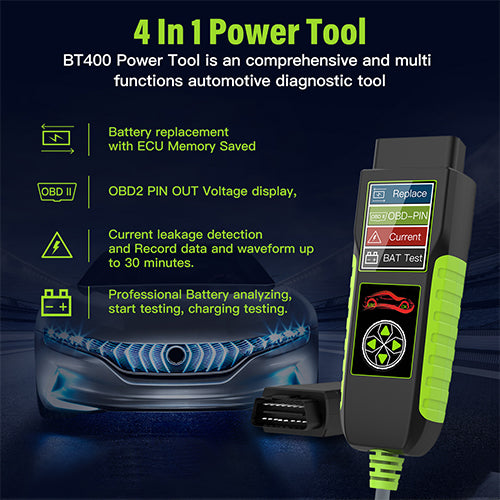 Topdiag BT400 Car Battery Tester Car OBD Scan