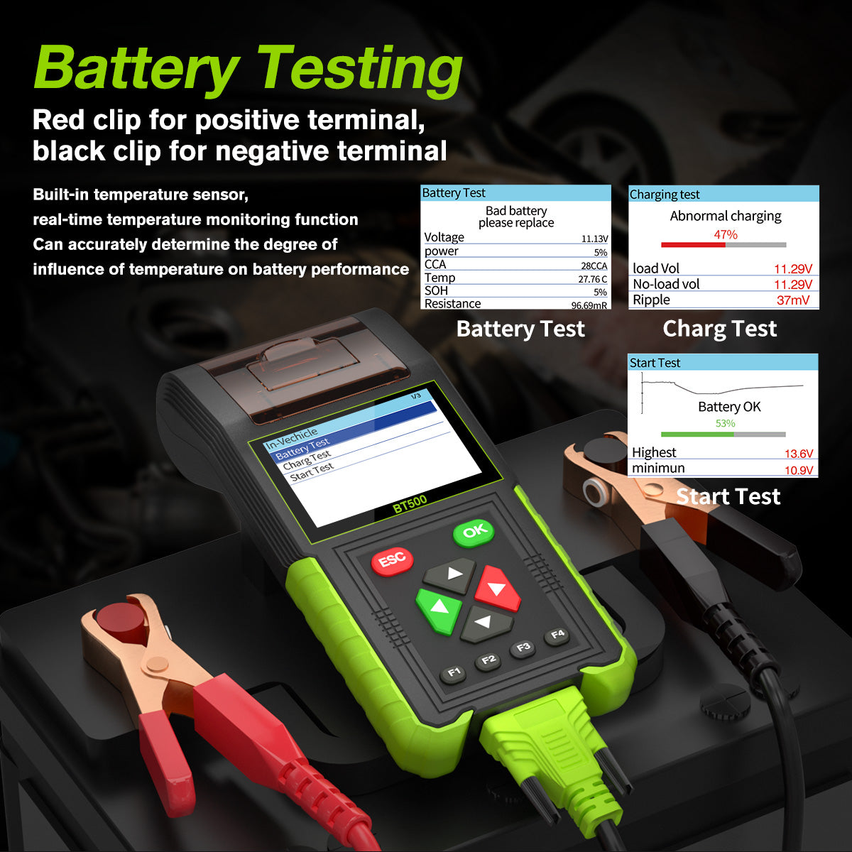 Topdiag BT500 Car Battery Tester