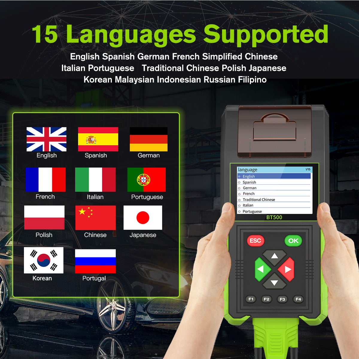 Topdiag BT500 Car Battery Tester