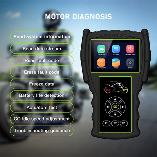 JDiag M100Pro Universal Motorcycle Scanner M100 PRO Motorcycle Diagnostic Tools