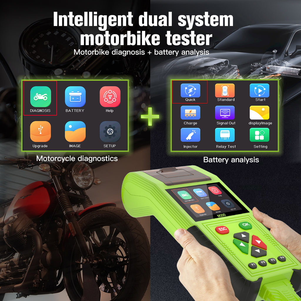 JDiag M200 Motorcycle OBD2 Scanner