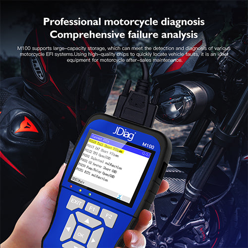 M100 Moto Scanner Universal Motorcycle Scan Tool