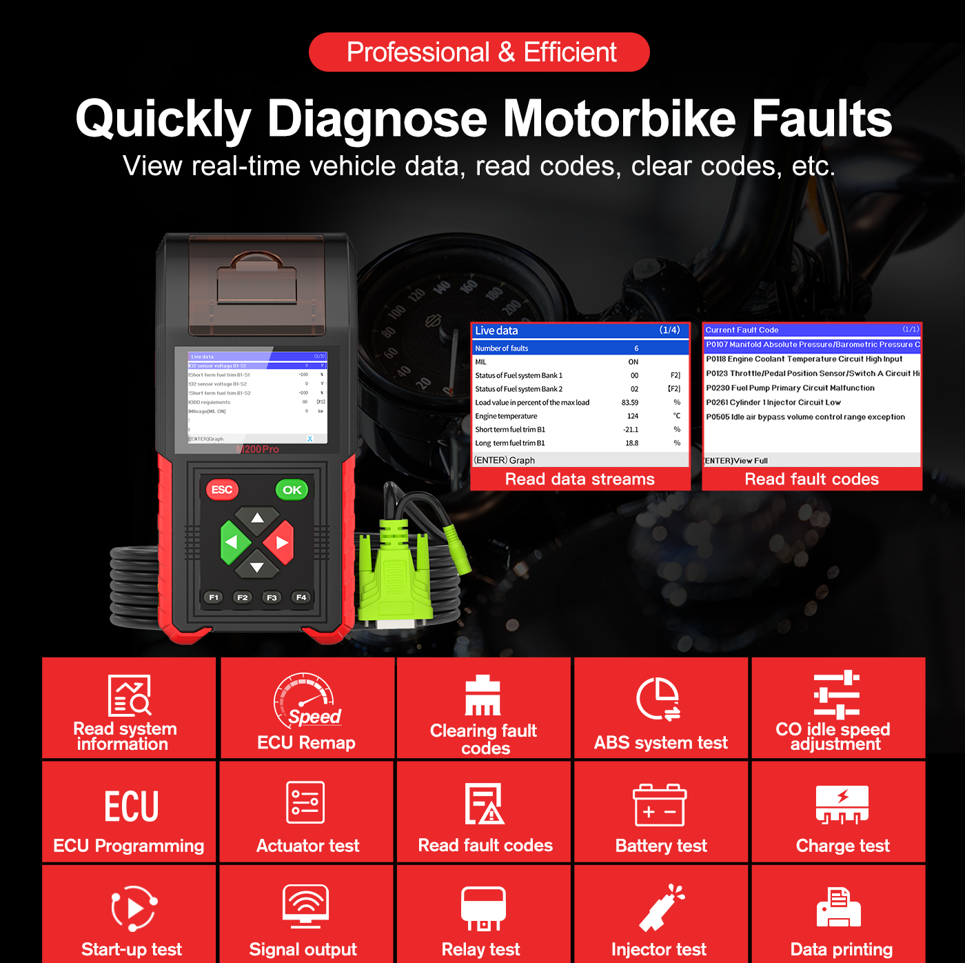 JDiag M200 Pro Diagnostic Scanner