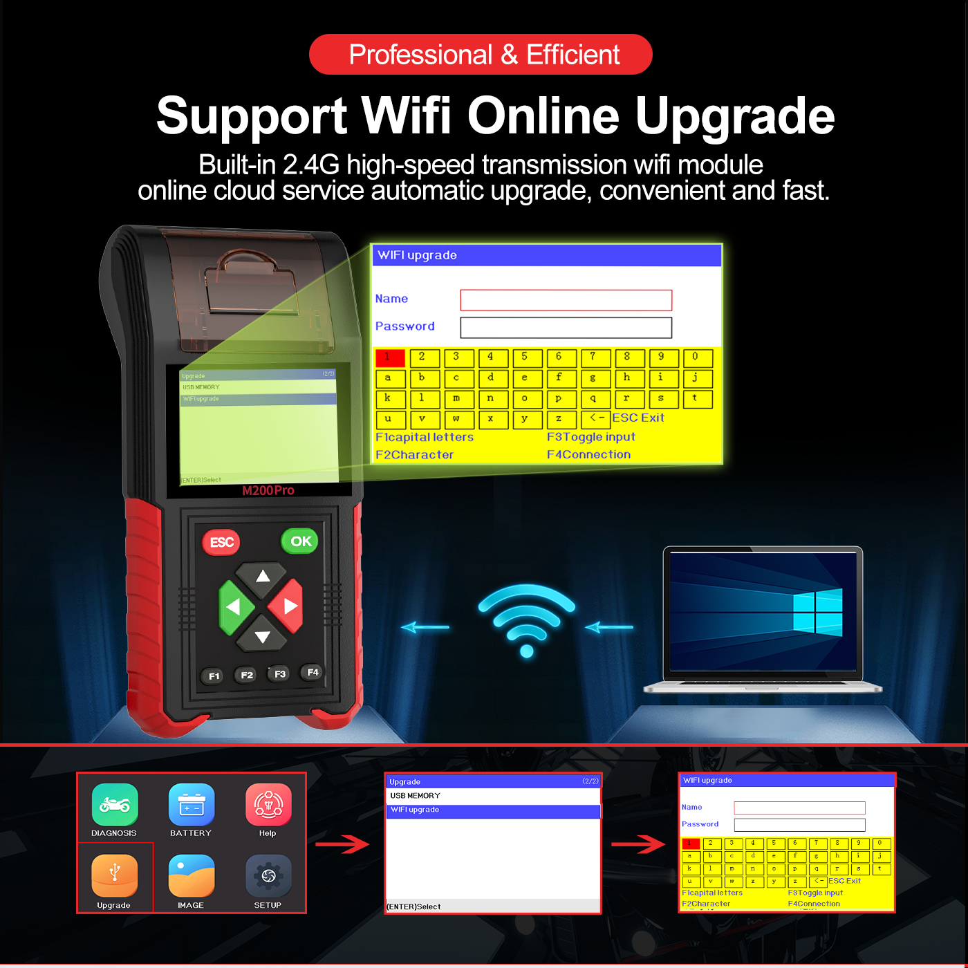 JDiag M200 Pro Diagnostic Scanner