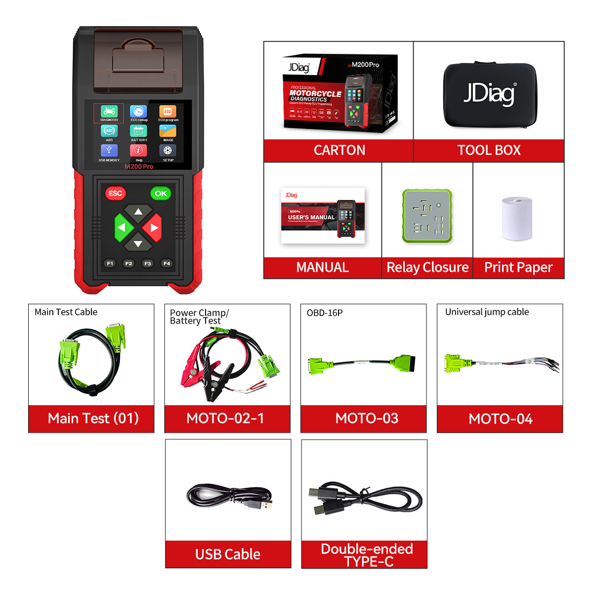 JDiag M200 Pro Diagnostic Scanner
