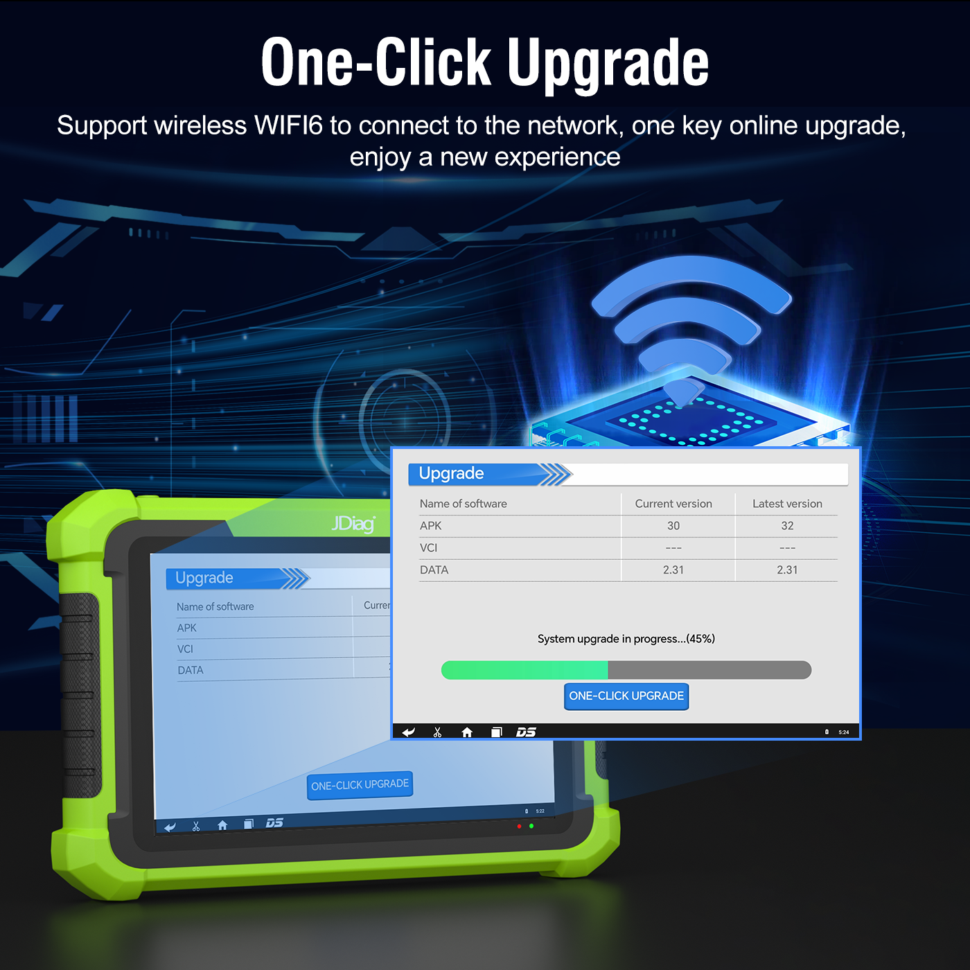 JDiag MOTOSYS M400 Universal Intelligent Motorcycle OBD2 Scanner 8.0 inch Tablet Scanner Android System