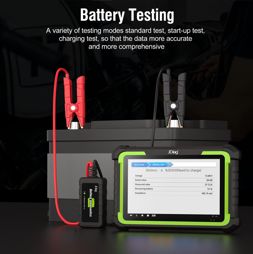 JDiag MOTOSYS M400pro Universal Smart Motorcycle OBD2 Scanner 8.0 Inch Flatbed Scanner for Android