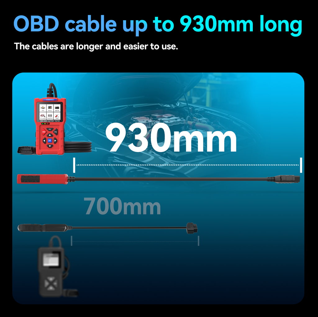 T300 PRO 2-in-1 Battery Diagnostics+OBD ll scanner