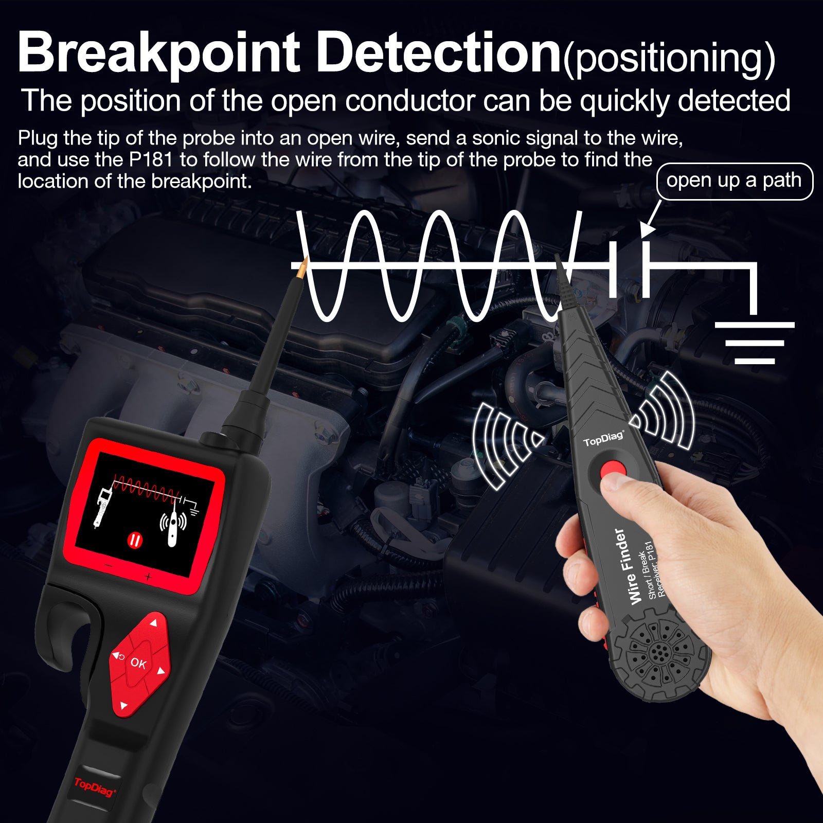 TopDiag P200 Automotive Circuit Tester