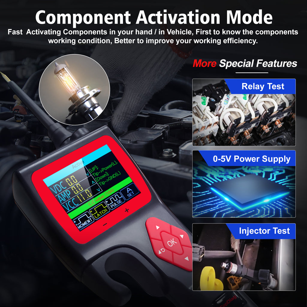 TopDiag P200 Automotive Circuit Tester