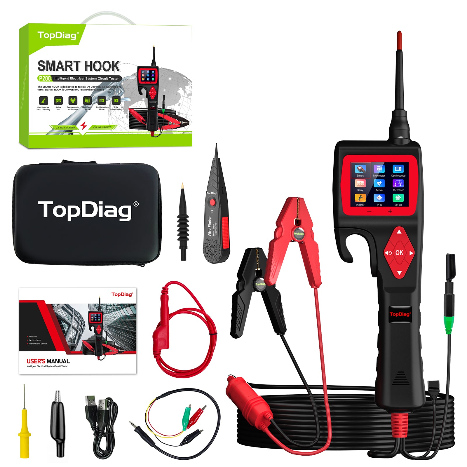 TopDiag P200 Automotive Circuit Tester