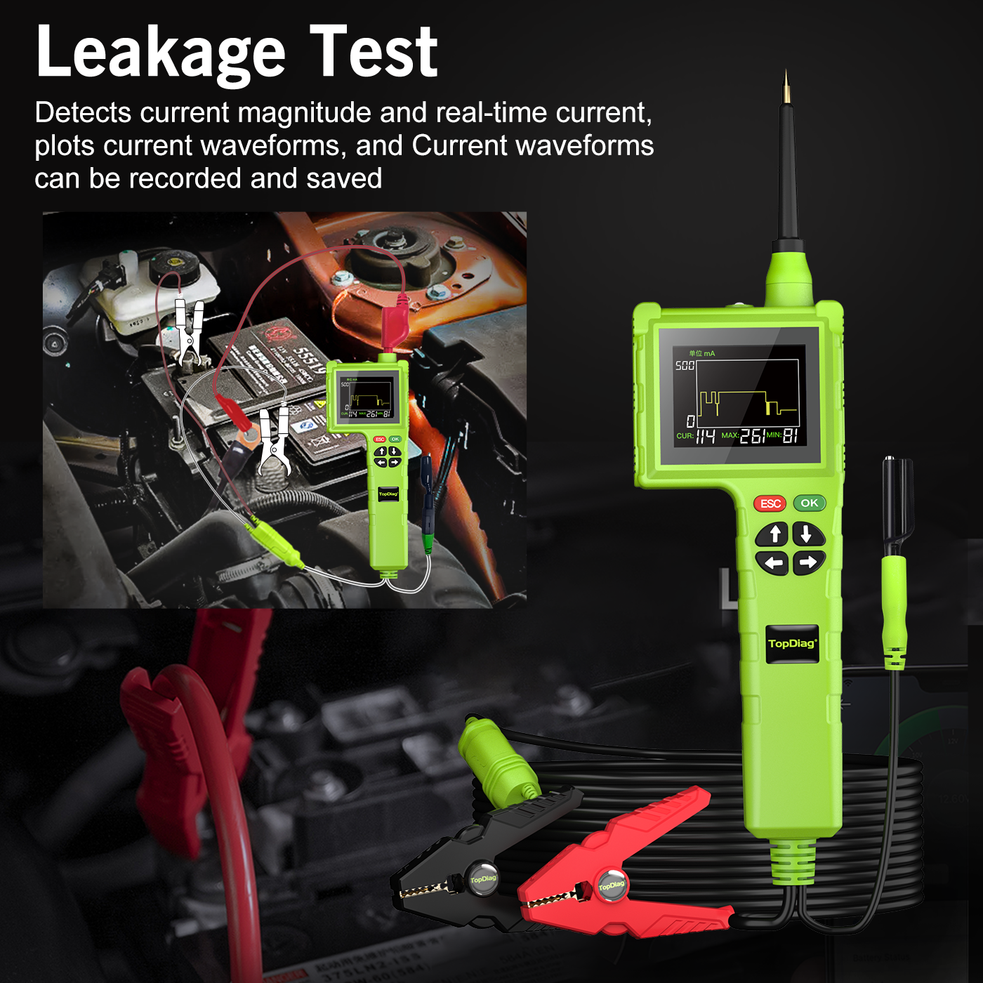 Topdiag P200 Pro Power Circuit Probe Tester