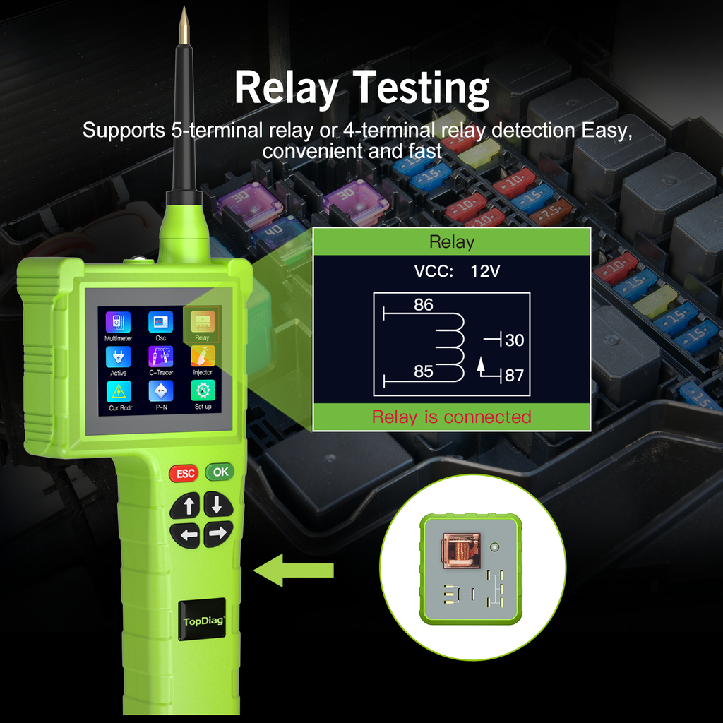 Topdiag P200 Pro Power Circuit Probe Tester