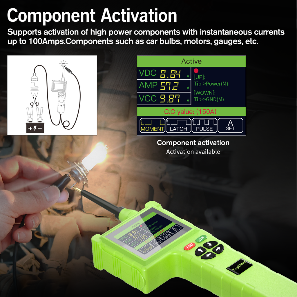 Topdiag P200 Pro Power Circuit Probe Tester