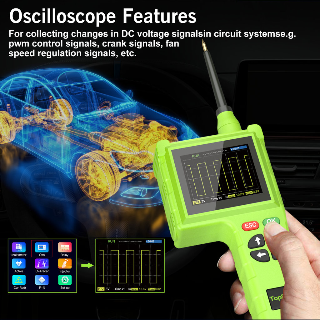Topdiag P200 Pro Power Circuit Probe Tester
