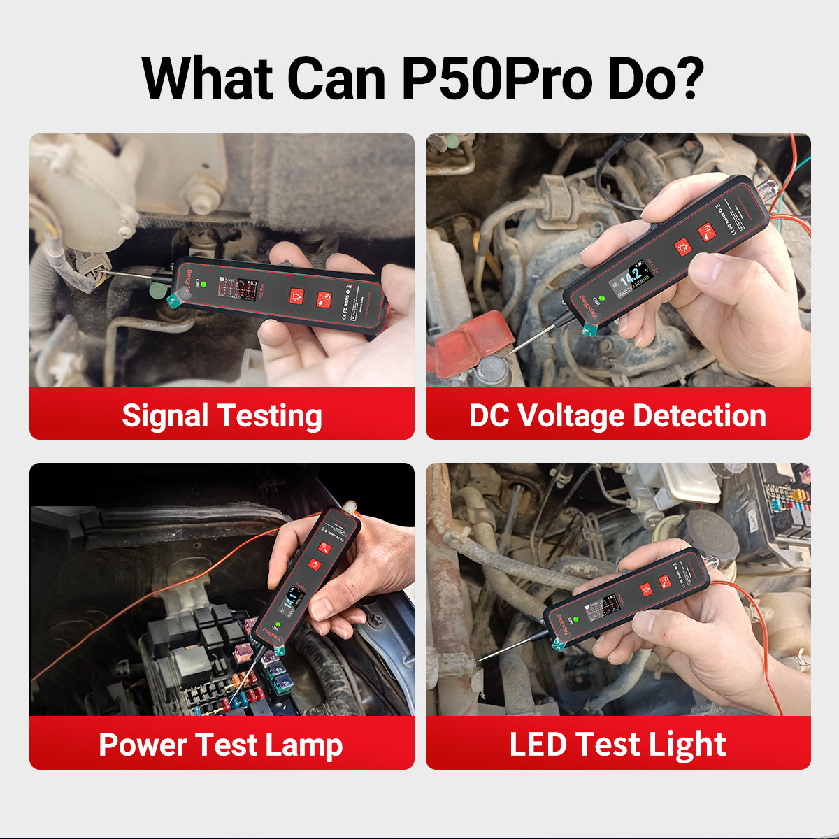 P50Pro Circuit Tester Mini Oscilloscope Automotive