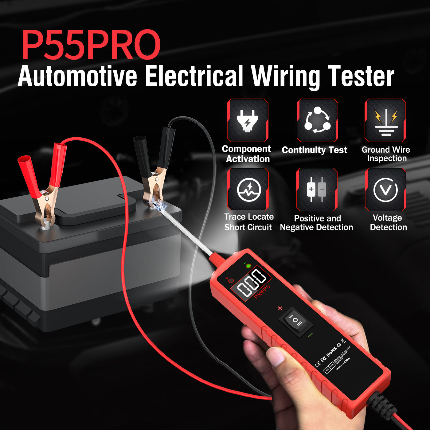 P55PRO Automotive Electrical Wiring Tester