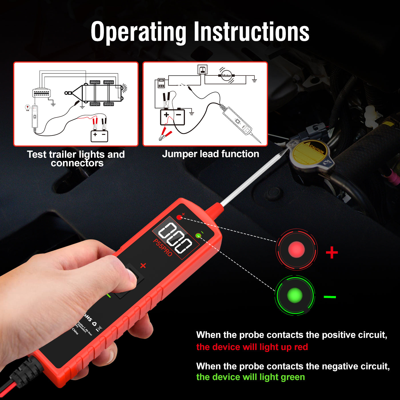 P55PRO Automotive Electrical Wiring Tester