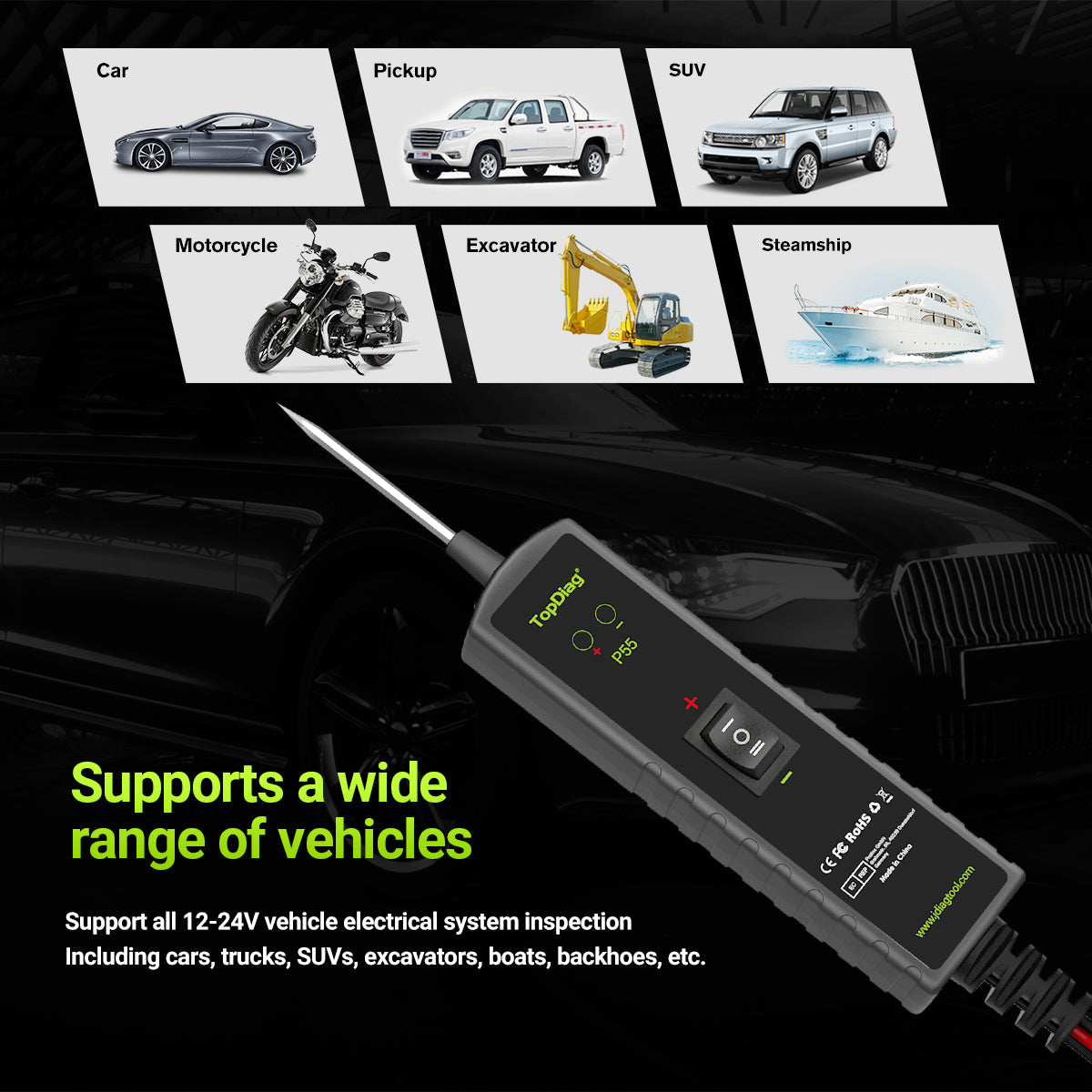 P55 Automotive Electrical Circuit Tester