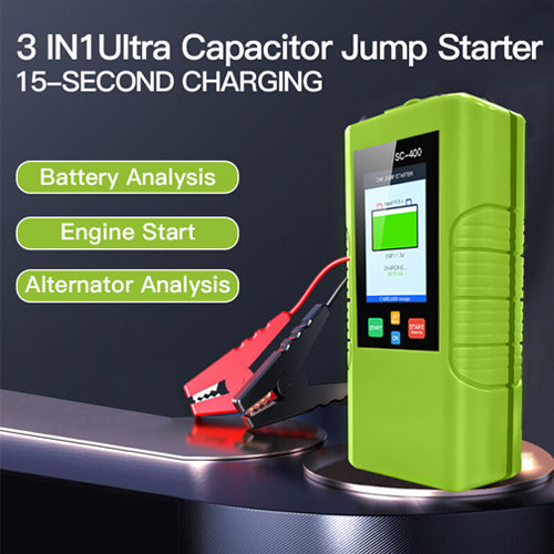 SC-400 3 IN1 Ultra Capacitor Jump Starter15-SECOND CHARGING