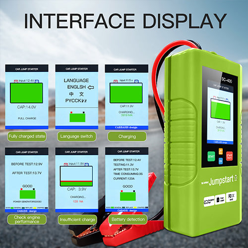 SC-400 3 IN1 Ultra Capacitor Jump Starter15-SECOND CHARGING