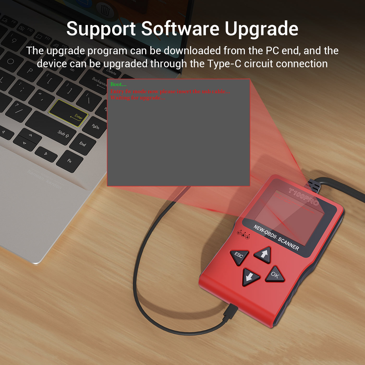 T100PRO OBD II Scanner