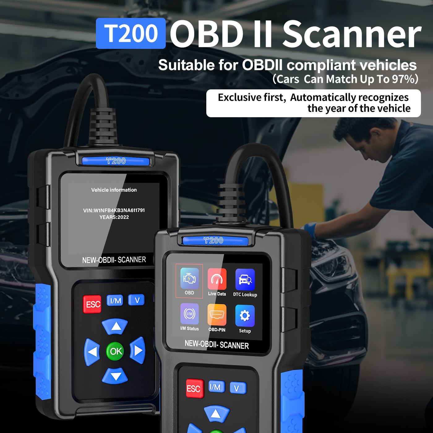 T200 OBDll Scanner