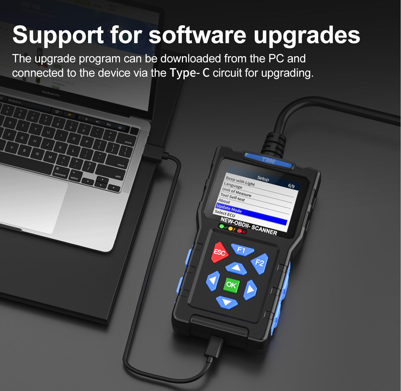 T300 Multi-function OBD ll scanner