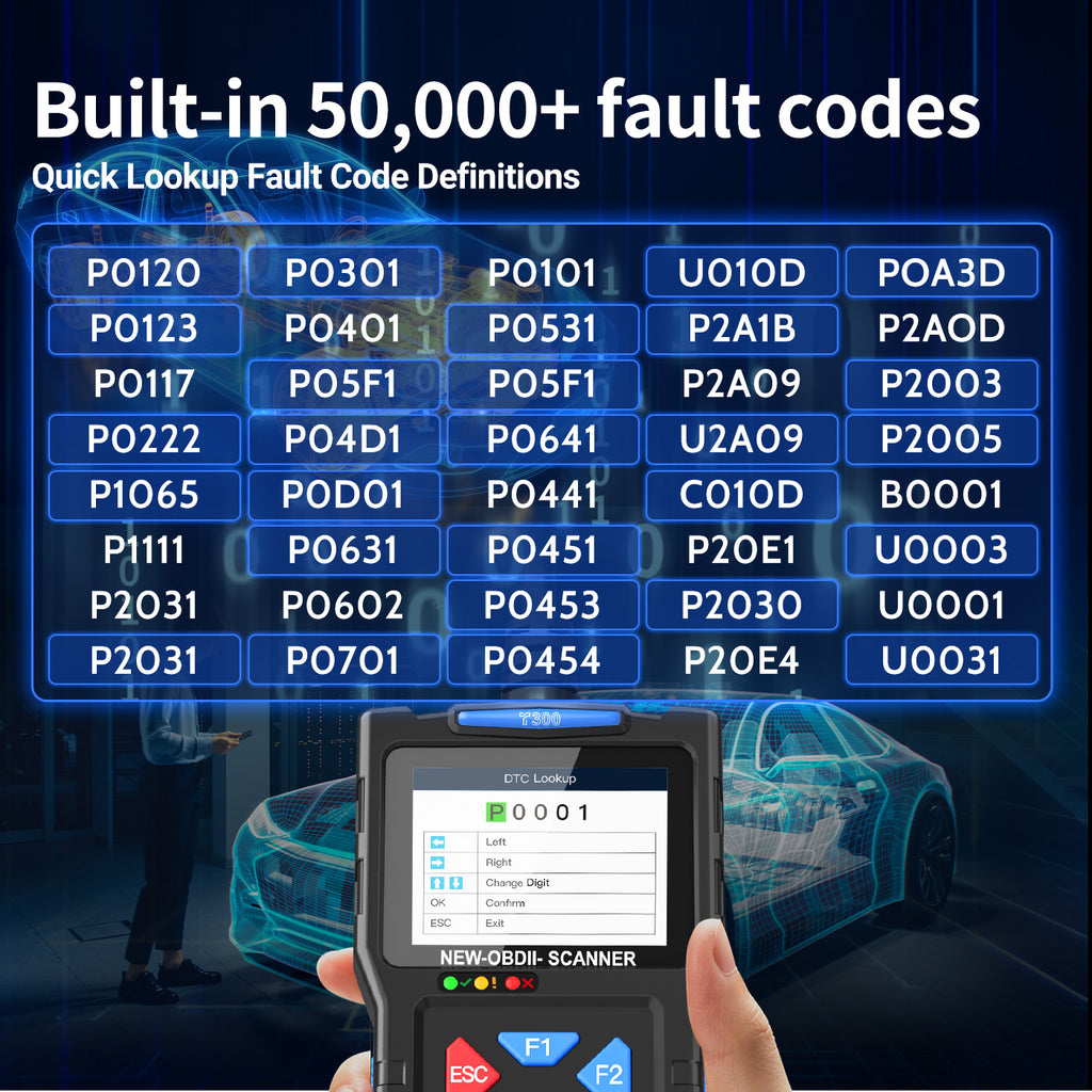 T300 Multi-function OBD ll scanner