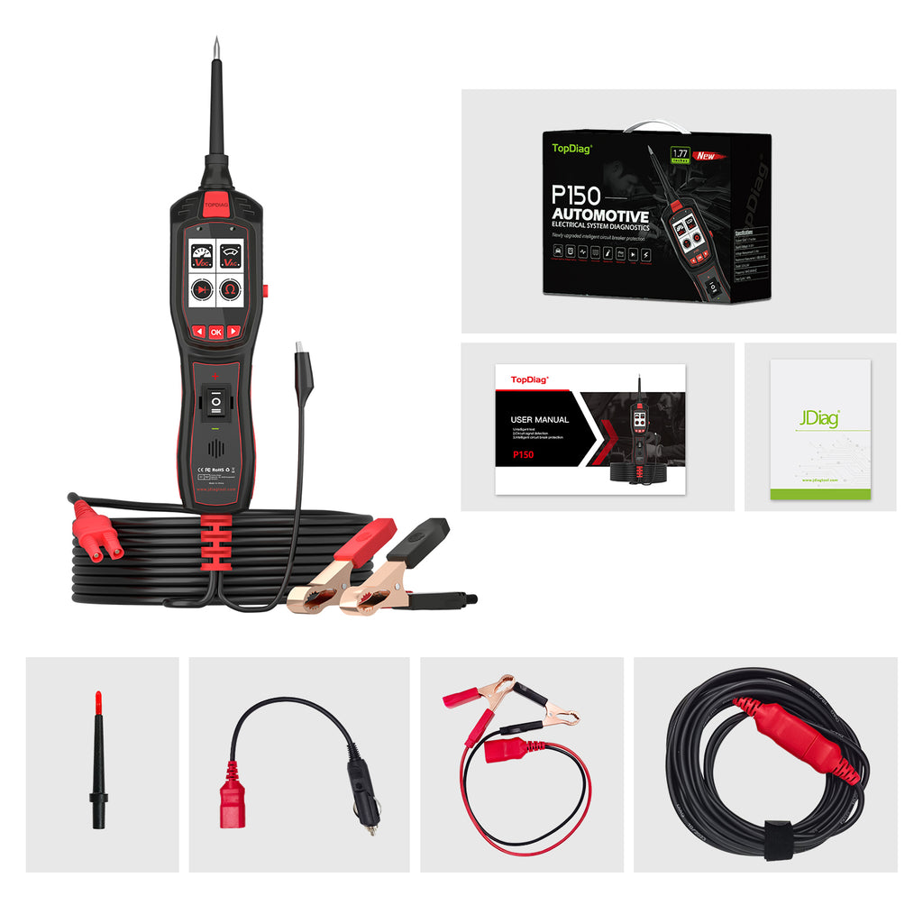 TopDiag P150 Car Tester Automotive Electrical Tester System Fuel L9J4